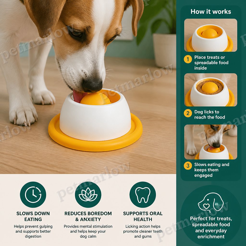 Interactive Lick Mat Slow Feeder Enrichement Toy for Dogs – view 4