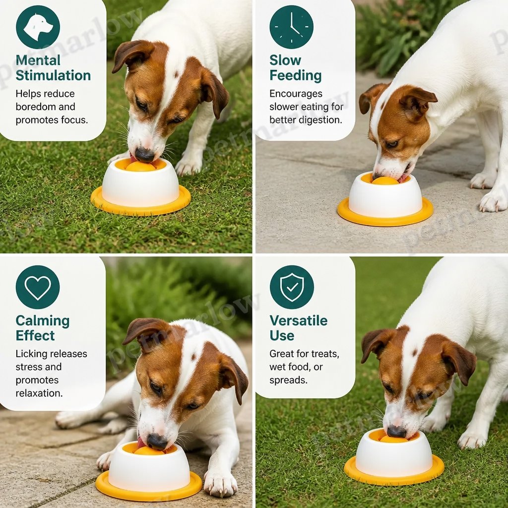 Interactive Lick Mat Slow Feeder Enrichement Toy for Dogs – view 6