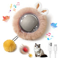 Interactive Motion Activated Cat and Dog Toy Ball – Gray