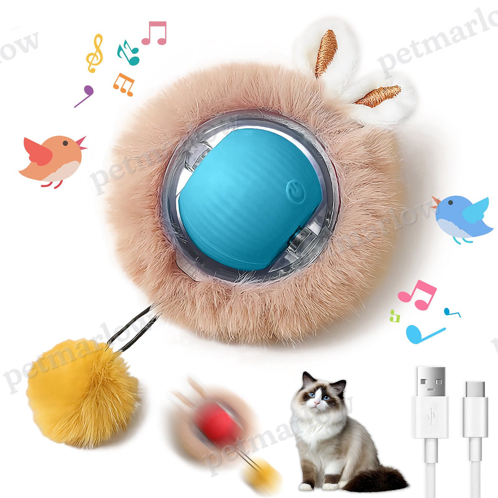 Interactive Motion Activated Cat and Dog Toy Ball – view 6