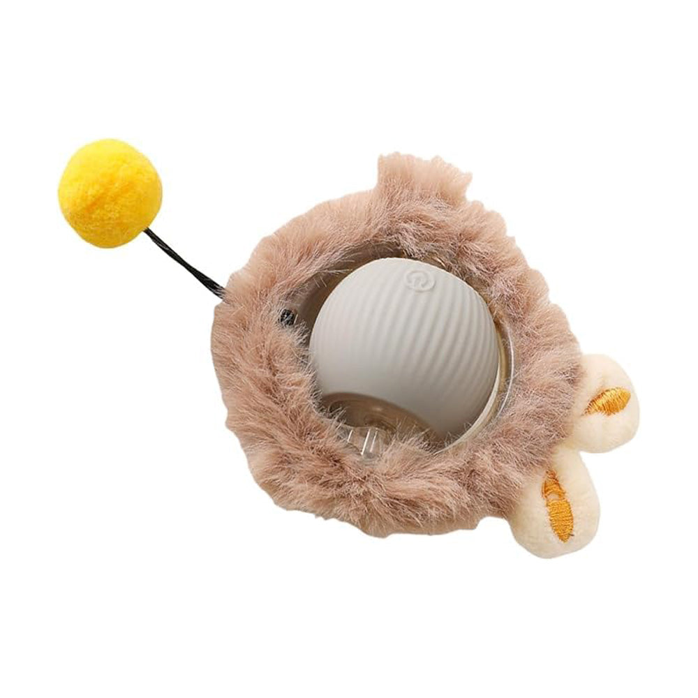 Interactive Rolling Pet Ball Toy for Dogs and Cats – Gray