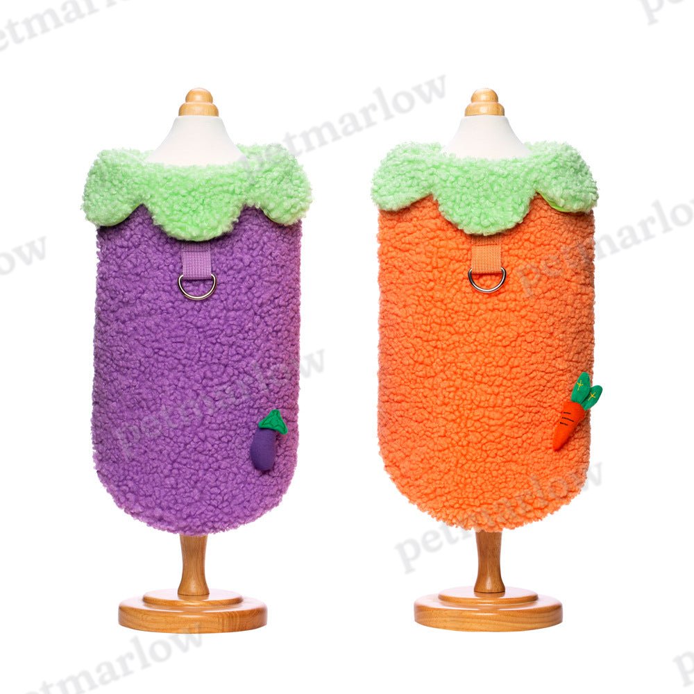 Korean Style Lotus Leaf Lace Warm Pet Clothes – view 6