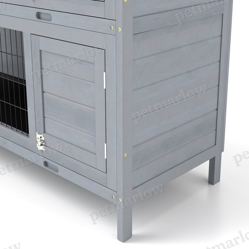 Large 2-Story Rabbit Hutch with Easy Access Doors – view 5