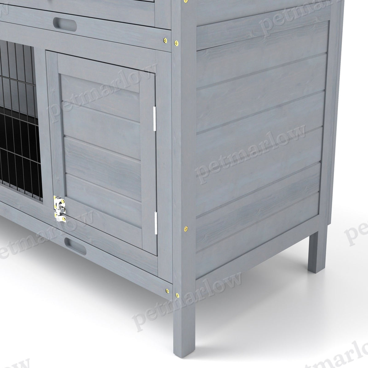Large 2-Story Rabbit Hutch with Easy Access Doors – view 5