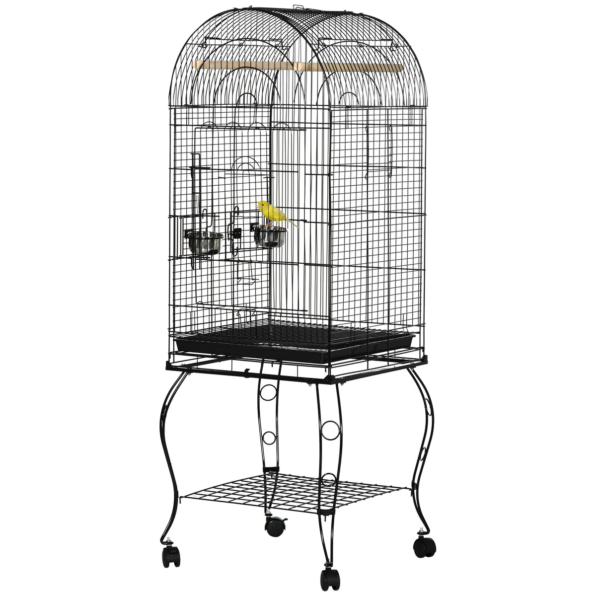 Large Bird Cage with Openable Top for Cockatiels and Sun Conures