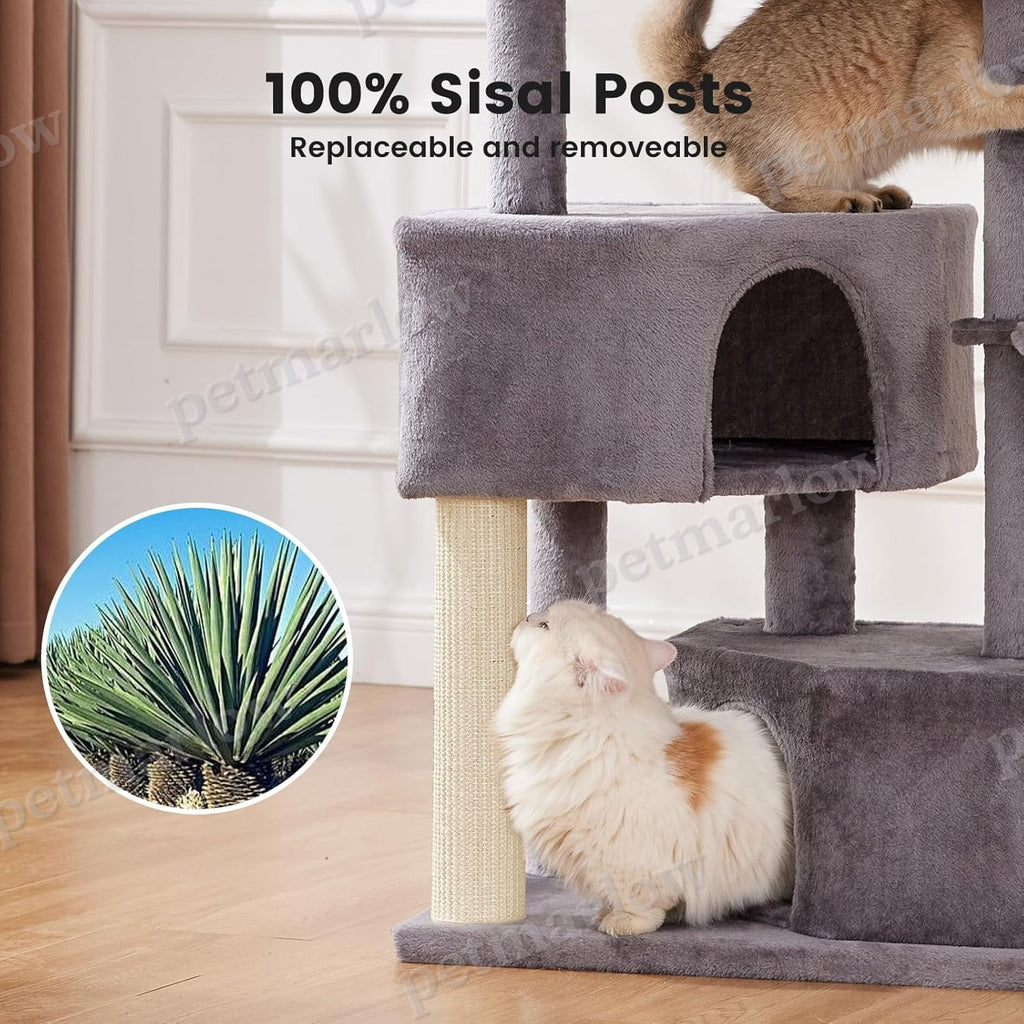 Large Cat Tree with Washable Perch for Medium to Large Cats – view 6
