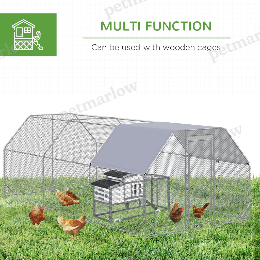 Large Chicken Coop with Waterproof Cover for Poultry – view 5