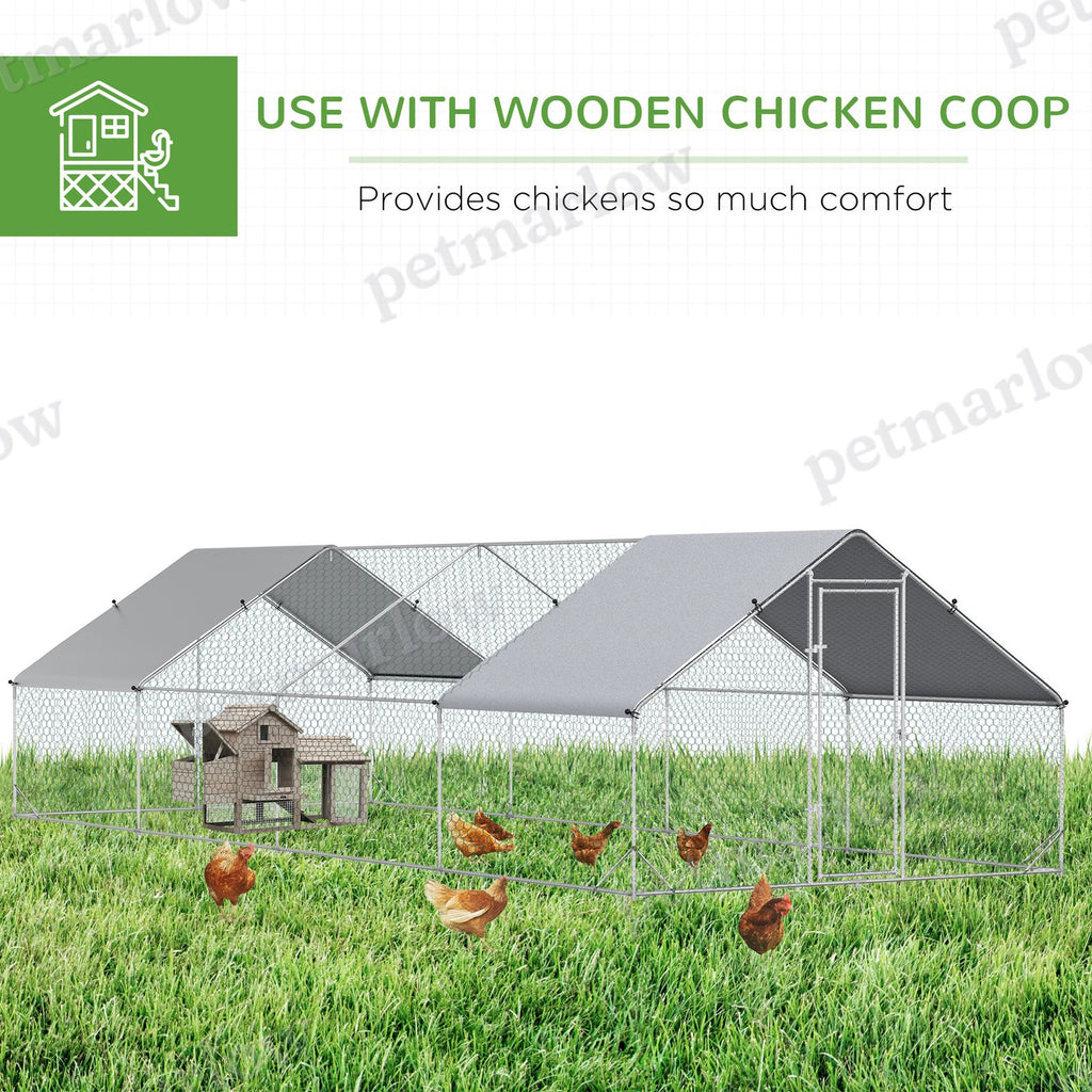Large Chicken Coop with Waterproof Cover for Poultry – view 5