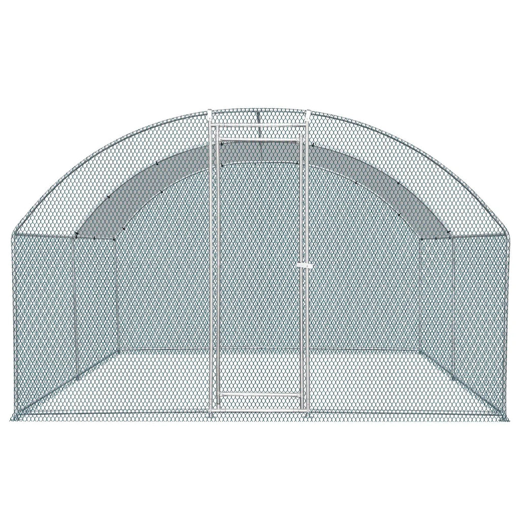 Large Metal Chicken Coop for Poultry and Small Animals