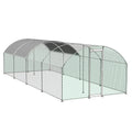 Large Metal Chicken Coop for Poultry Safety and Comfort – Argent