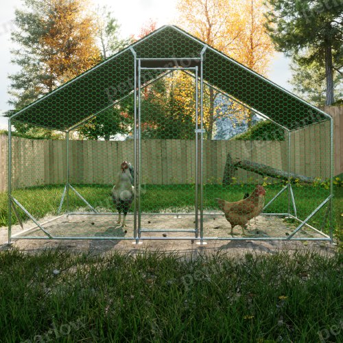 Large Metal Chicken Coop for Secure Outdoor Shelter – view 5