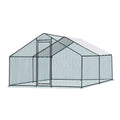 Large Metal Chicken Coop with Waterproof Cover – view 2