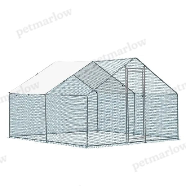 Large Metal Chicken Coop with Waterproof Cover – view 5
