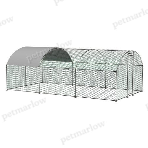 Large Metal Chicken Coop with Waterproof UV Cover – view 4