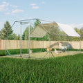 Large Metal Walk-In Chicken Coop for Poultry – view 2
