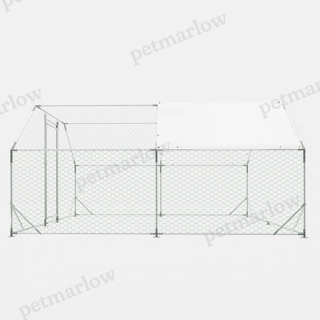 Large Metal Walk-In Chicken Coop for Poultry – view 4