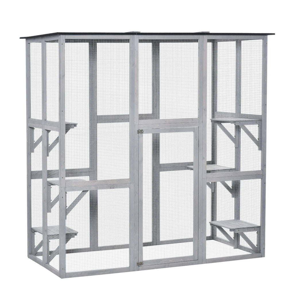 Large Outdoor Cat Enclosure for Safe Outdoor Fun