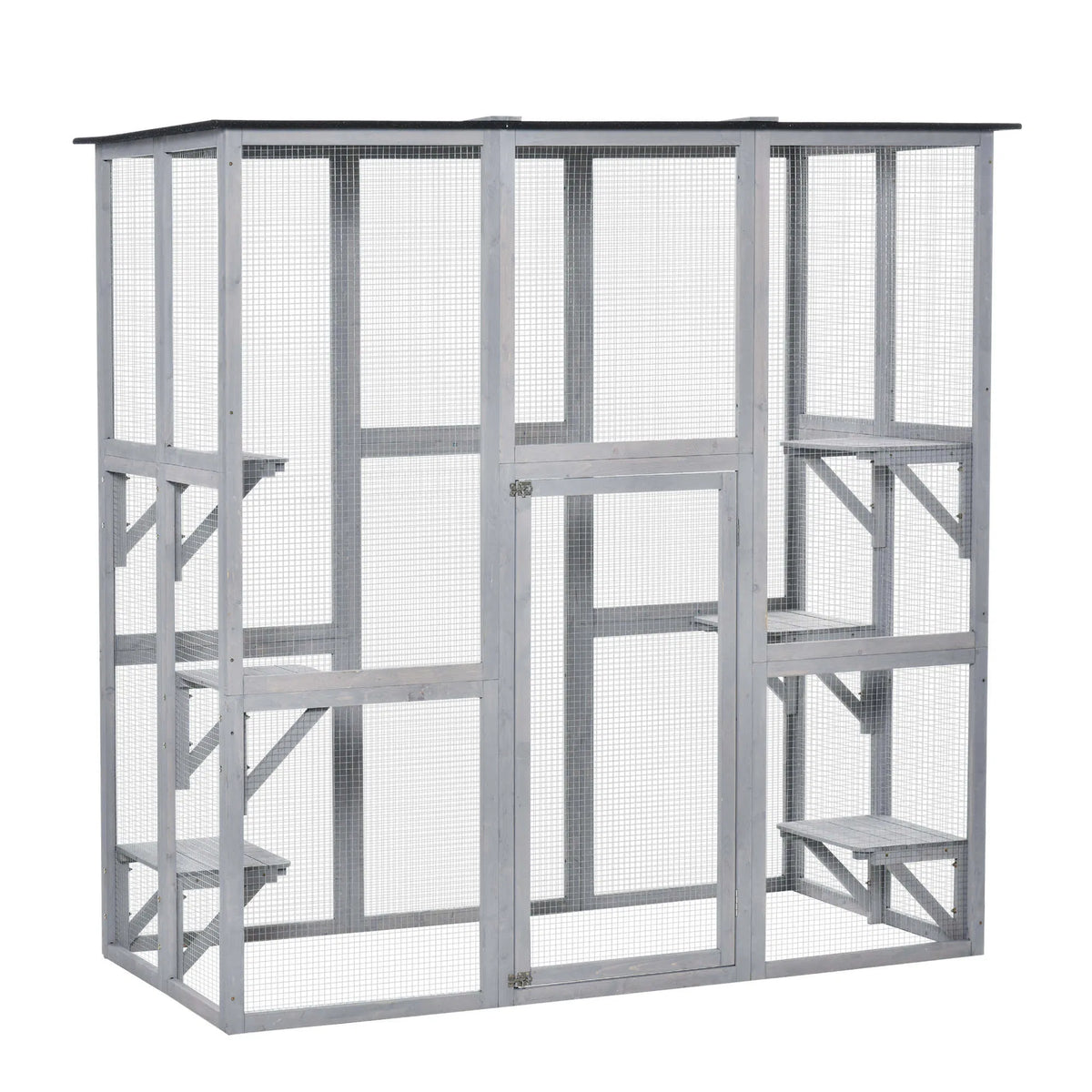 Large Outdoor Cat Enclosure for Safe Outdoor Fun