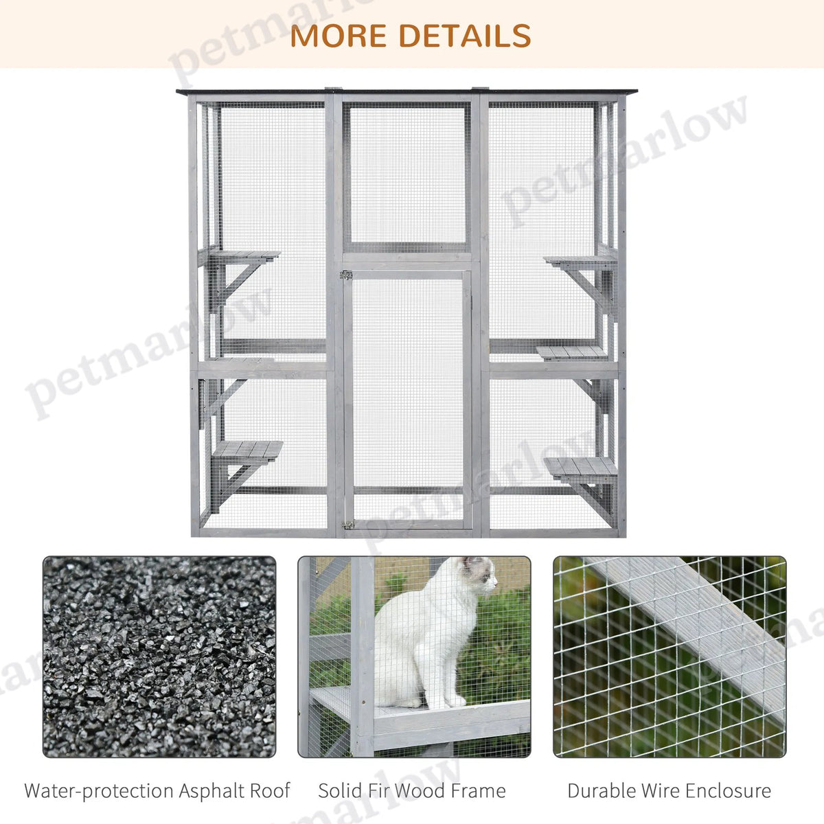 Large Outdoor Cat Enclosure for Safe Outdoor Fun – view 4
