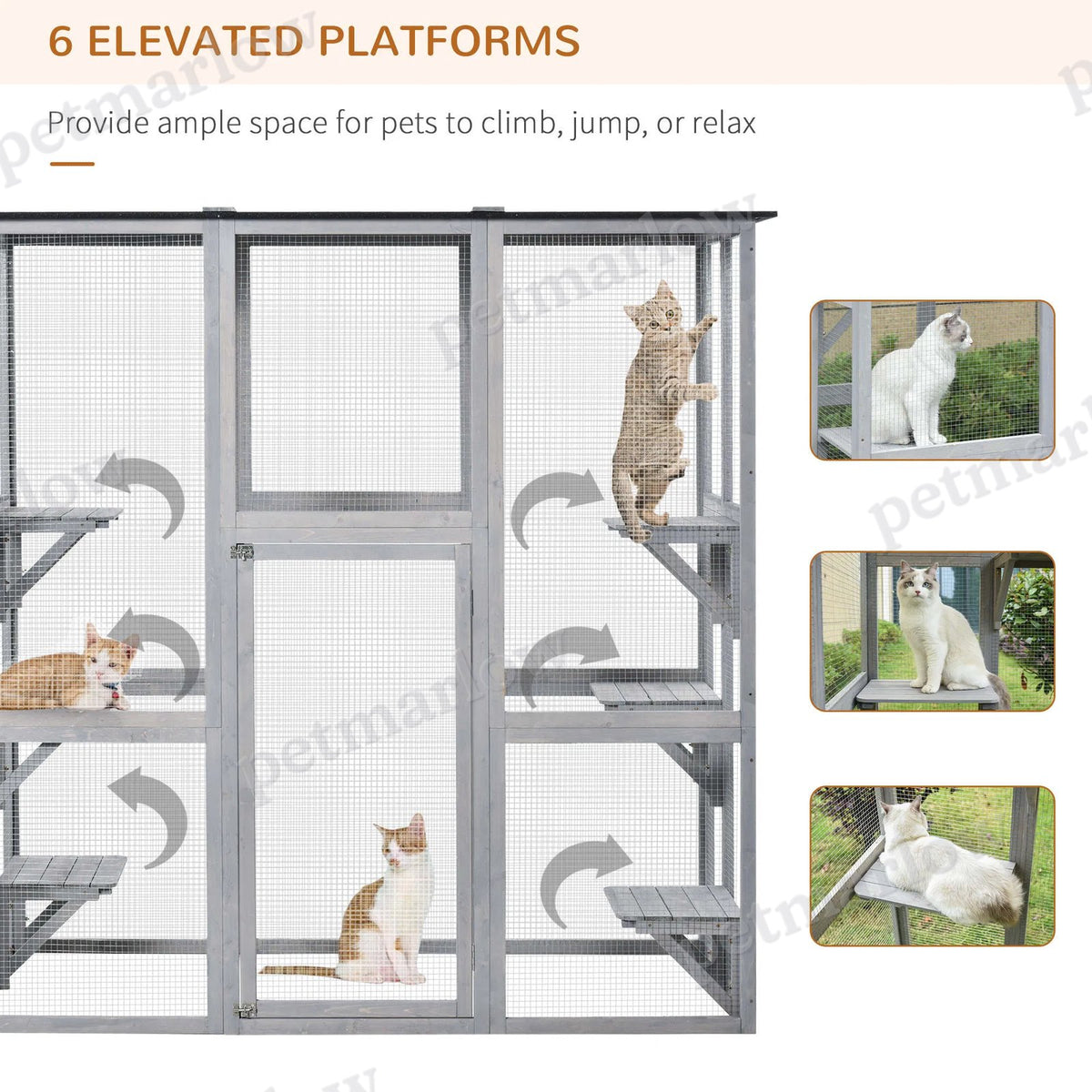 Large Outdoor Cat Enclosure for Safe Outdoor Fun – view 5