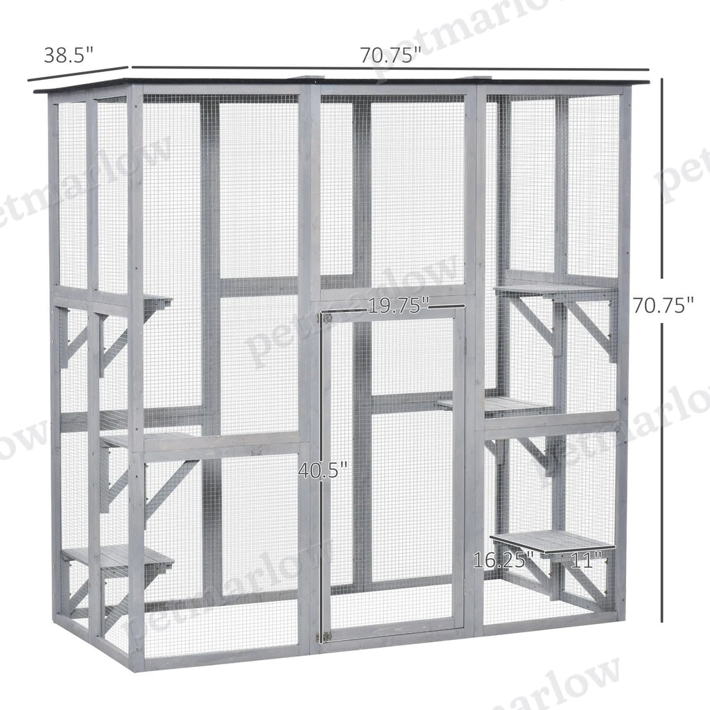Large Outdoor Cat Enclosure for Safe Outdoor Fun – view 6
