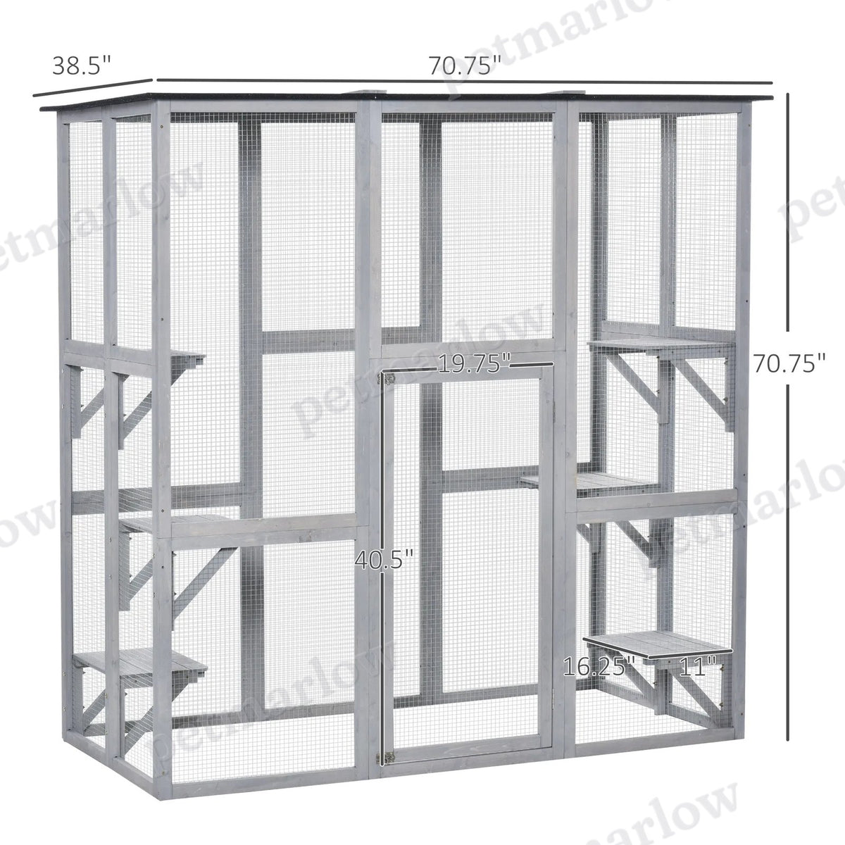 Large Outdoor Cat Enclosure for Safe Outdoor Fun – view 6