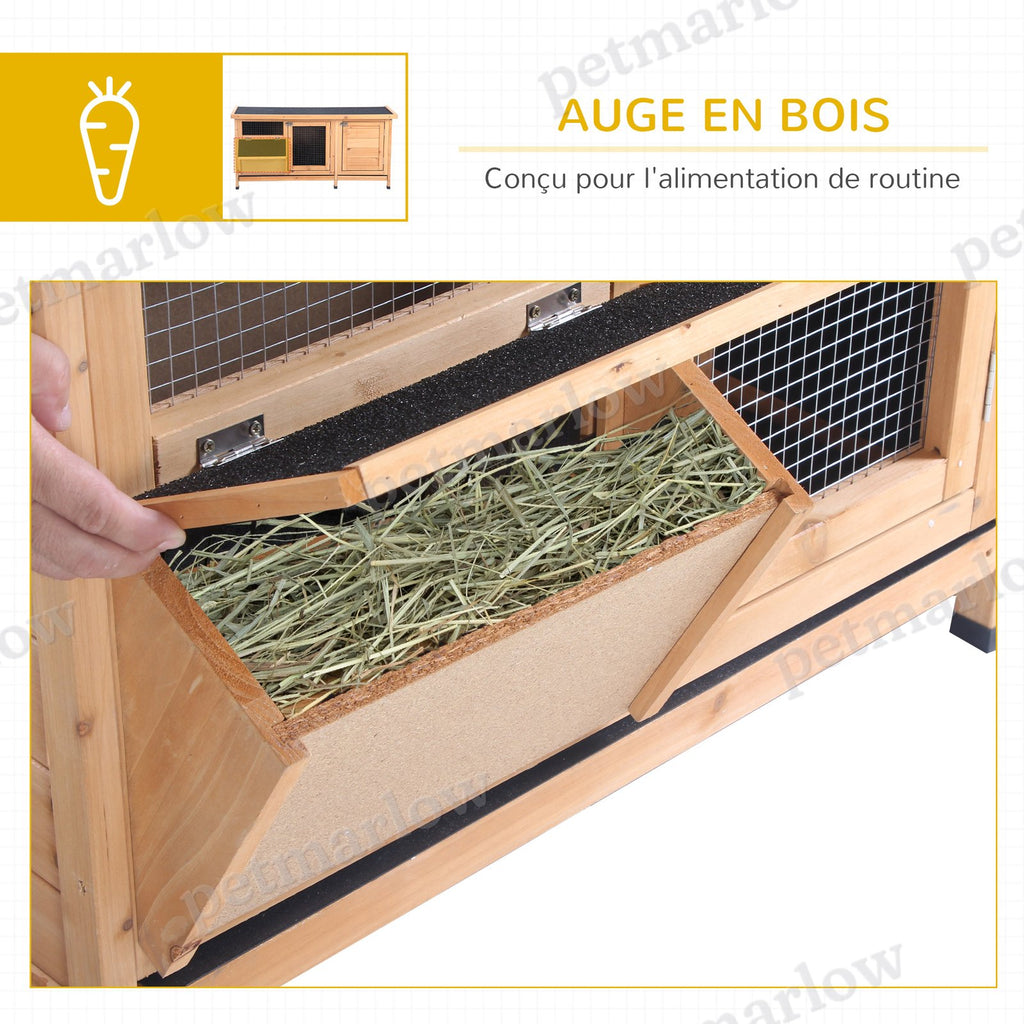 Large Rabbit Hutch With Outdoor Areas for Small Animals – view 4