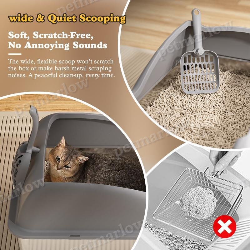 Large Stainless Steel Cat Litter Box – view 3
