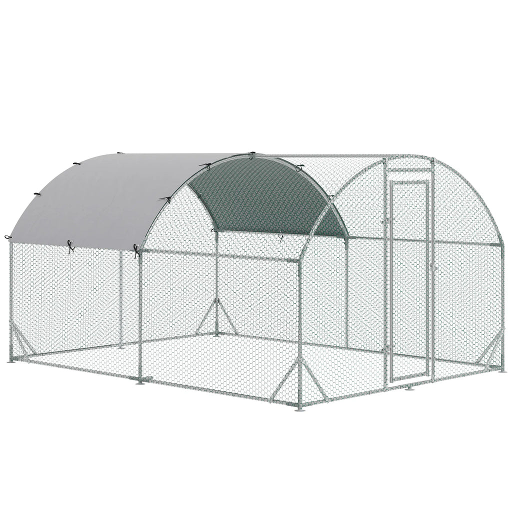 Large Walk-In Chicken Coop with UV Protection