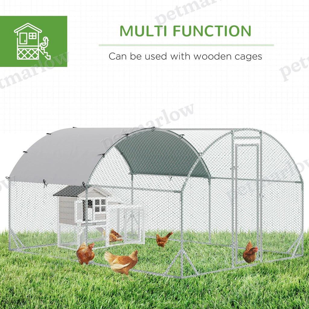 Large Walk-In Chicken Coop with UV Protection – view 5