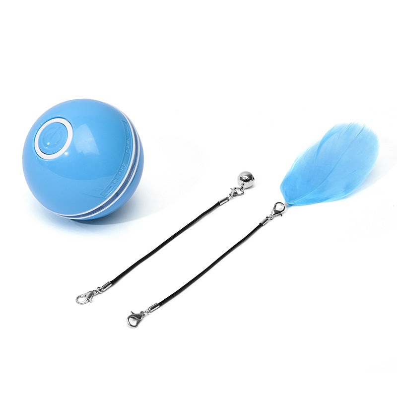 LED Laser Cat Toy Ball with Color Modes – BlueRecharge