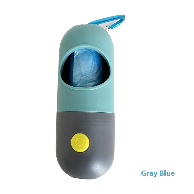 LED Light Pet Waste Bag Dispenser for Dogs and Cats