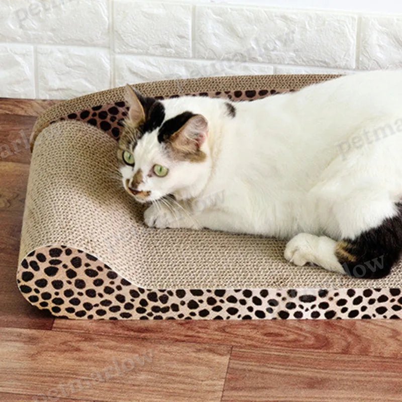 Leopard-Design Cat Scratching Mat and Resting Surface – Stable and Comfortable – view 4