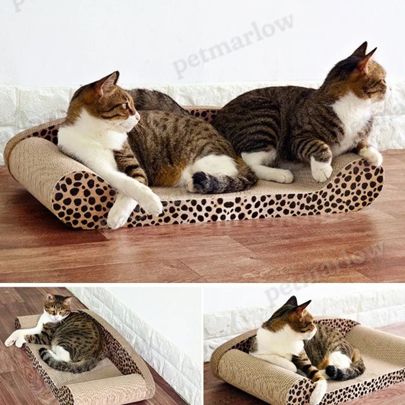 Leopard-Design Cat Scratching Mat and Resting Surface – Stable and Comfortable – view 6