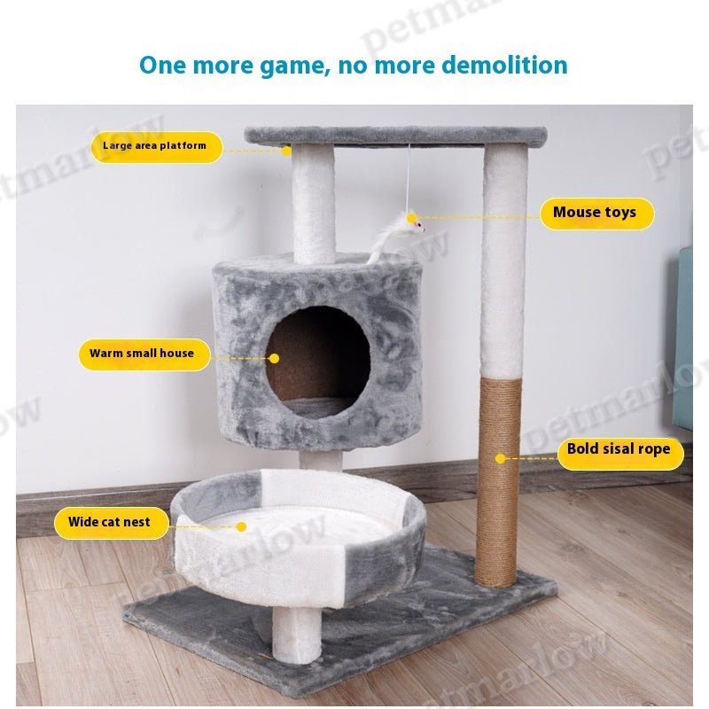 Lepet Cat Nest Cat Scratch Board Cat Tree Cat Climbing Frame Pet Supplies – view 5