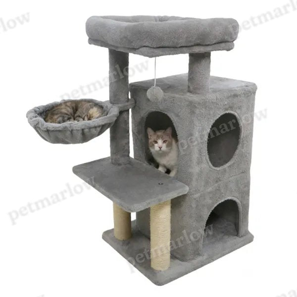 Light Gray 33.5" Multi-Level Cat Tree – view 5