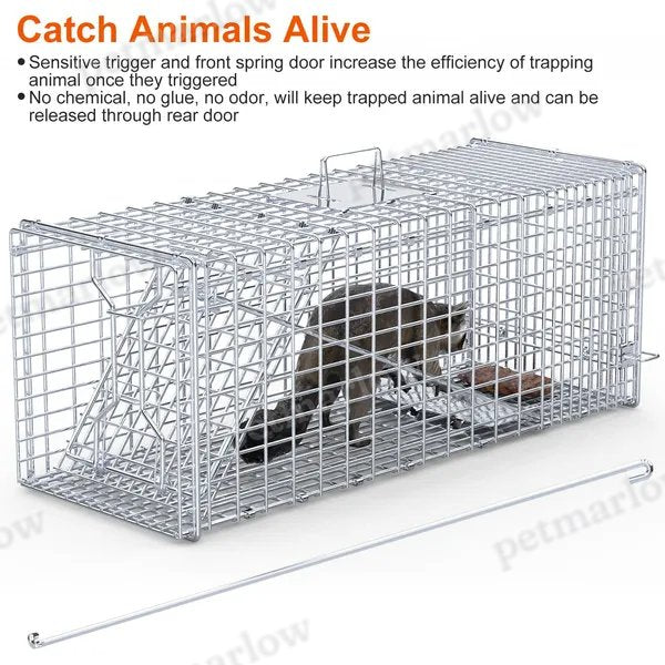 Live Animal Trap Cage for Cats and Small Animals – view 3