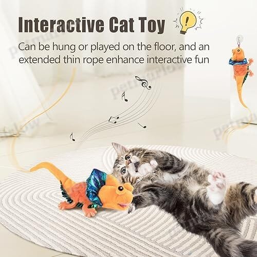 Lizard Kitten Toy with Catnip for Indoor Cats Kicker – view 2
