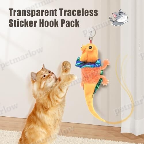 Lizard Kitten Toy with Catnip for Indoor Cats Kicker – view 4