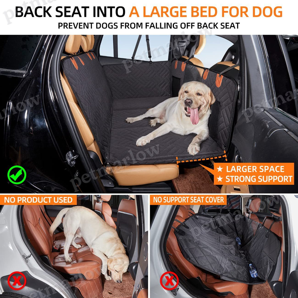 Load-bearing Lengthened Vehicle-mounted Pet Mat Travel Dog Hammock – view 5