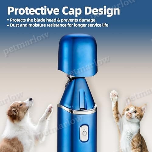 Low Noise Rechargeable Corldless Dog Clippers for Grooming with LED Light – view 2