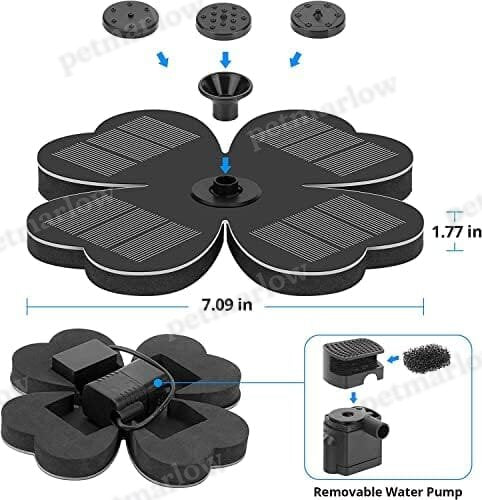 Lucky Clover Solar Water Pump for Pond – view 5