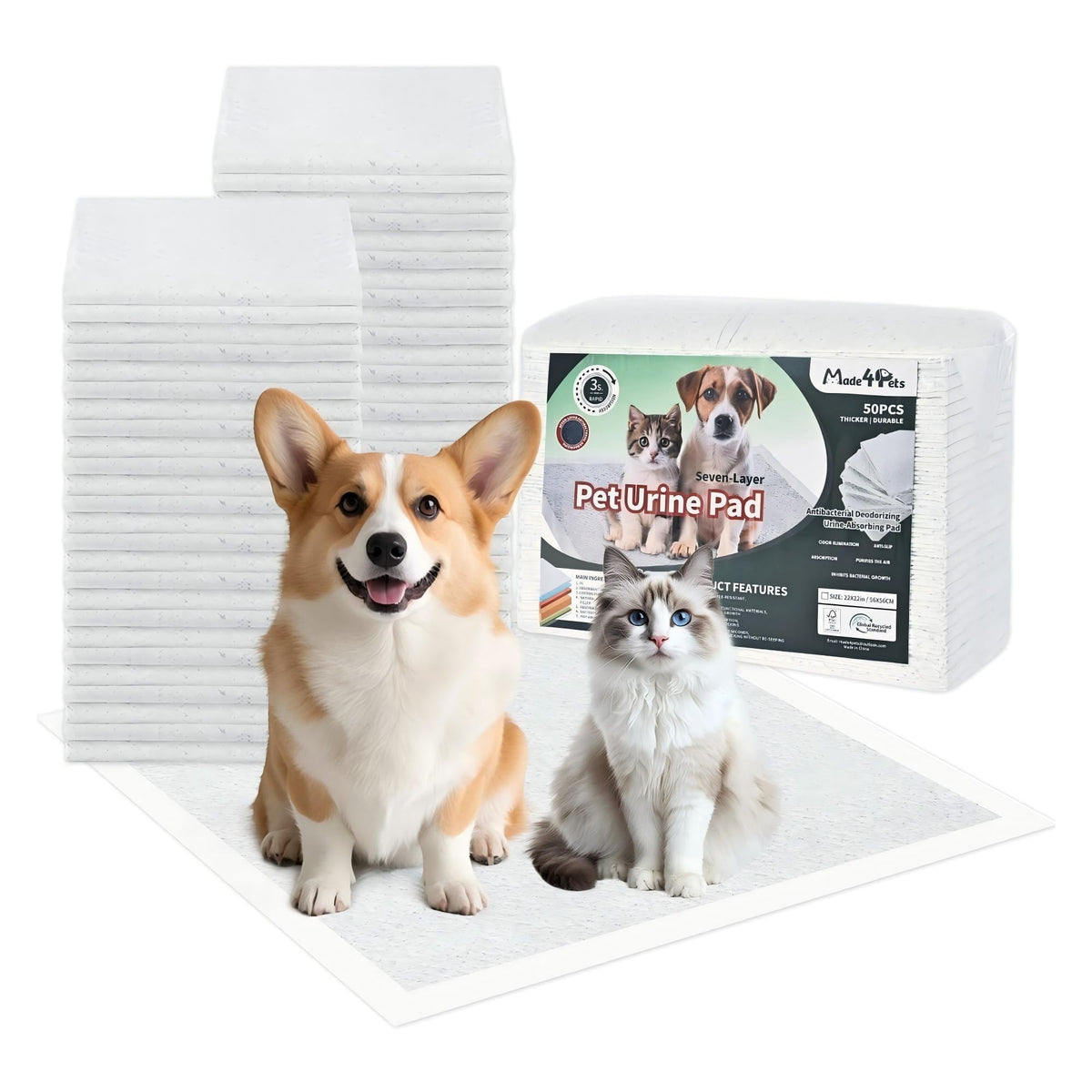 Maddie Puppy Pads, 50 Count