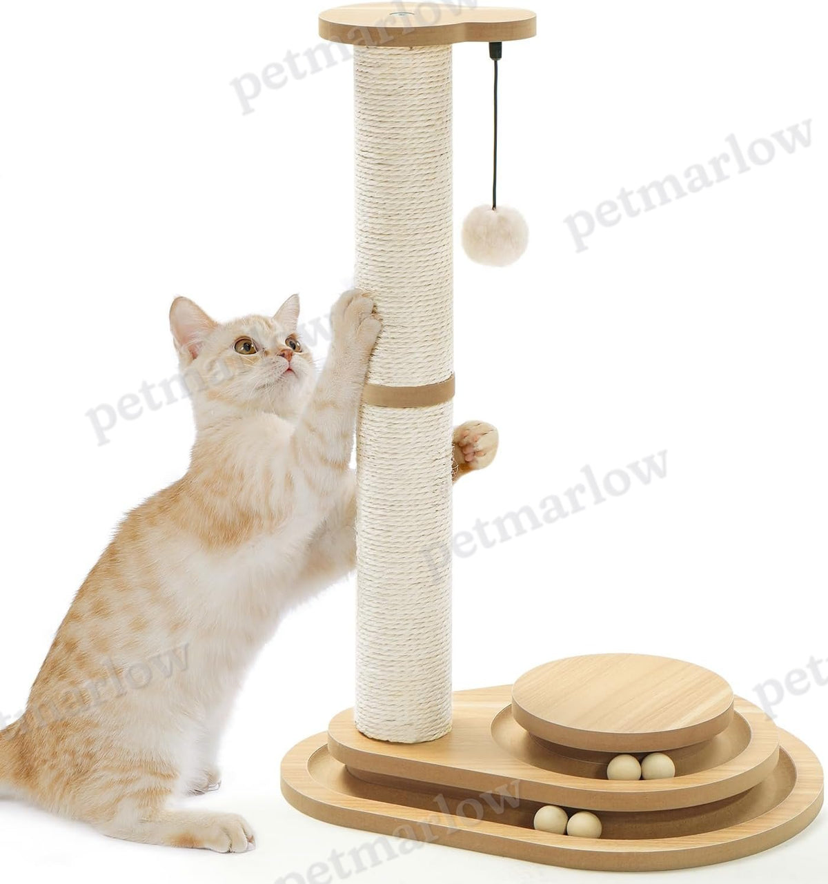 Medium Two-layer Sisal Cat Scratching Post – view 4
