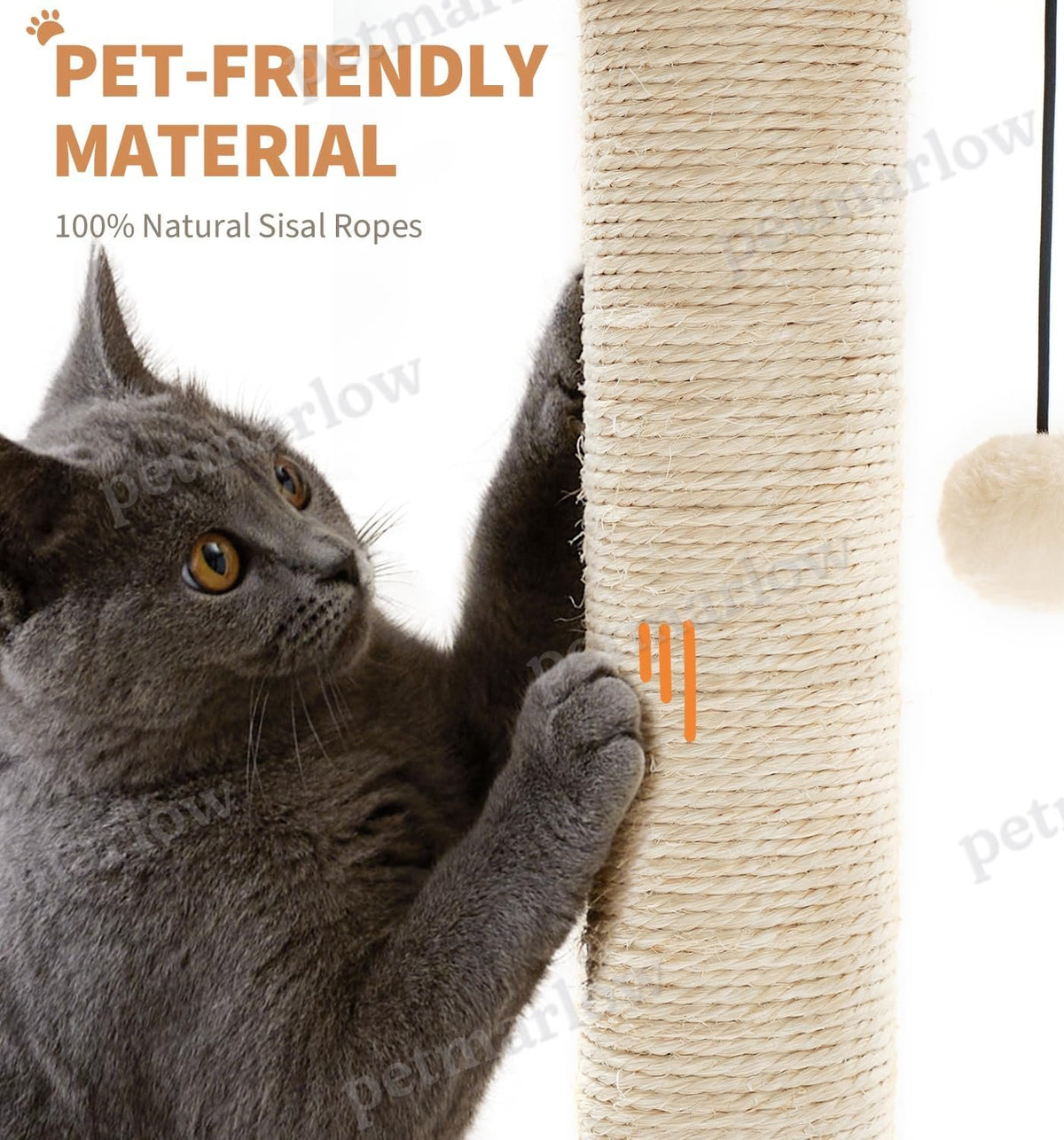 Medium Two-layer Sisal Cat Scratching Post – view 5