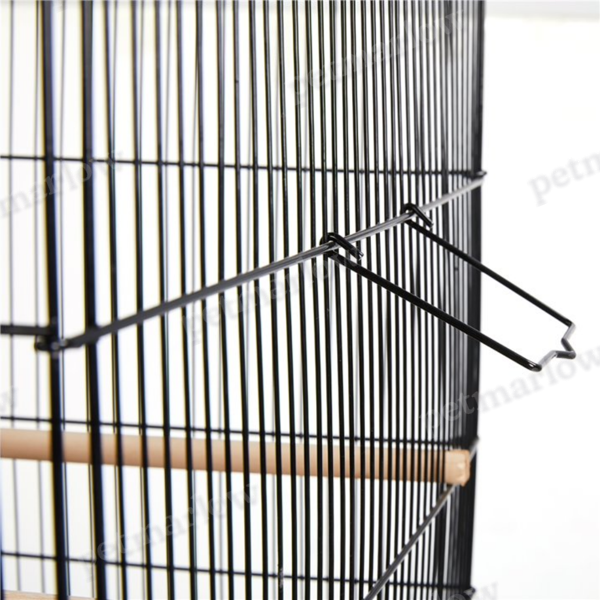 Metal Bird Cage with Wood Perches for Small Birds – view 6