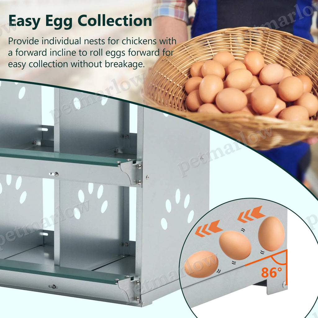Metal Chicken Nesting Boxes for Comfortable Egg Laying – view 5