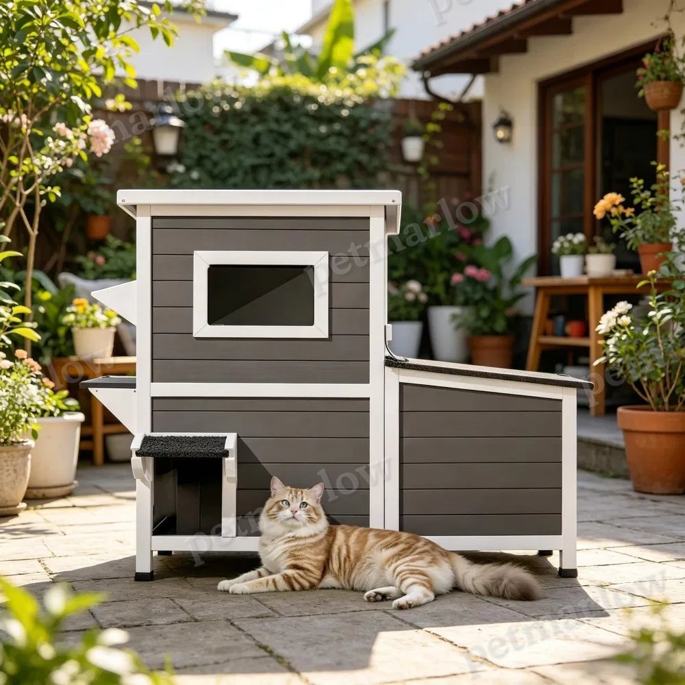 Minimalist Design Cat House for Outdoor Comfort – view 5