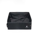 Modern Design Litter Box - Sturdy Litter Tray with Easy Cleaning – Black / 40*30*10cm