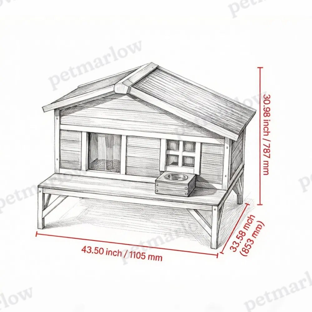 Modern Insulated Outdoor Cat House for Comfort – view 6